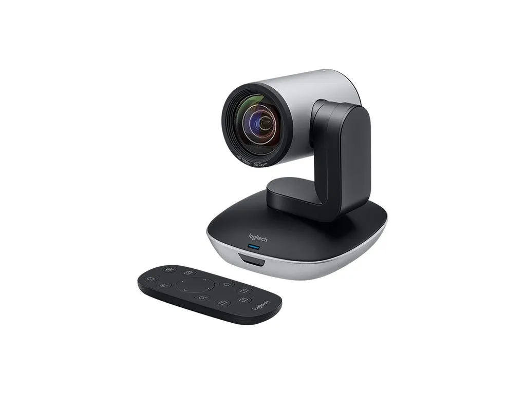 LOGITECH PTZ PRO 2 Video Camera for Conference Rooms, HD 1080p Video - Auto-focus, 10x HD zoom